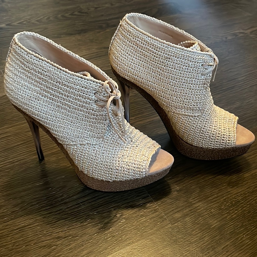 Burberry Prorsum Ankle Open Toe Boots